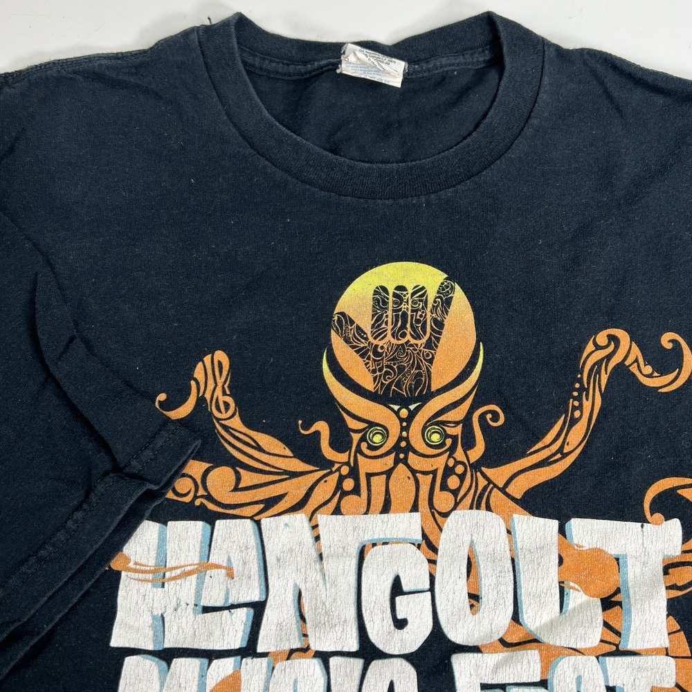 Hangout Music Fest Shirt 2XL Black 2012 Dave Matthews Jack White Graphic Tee